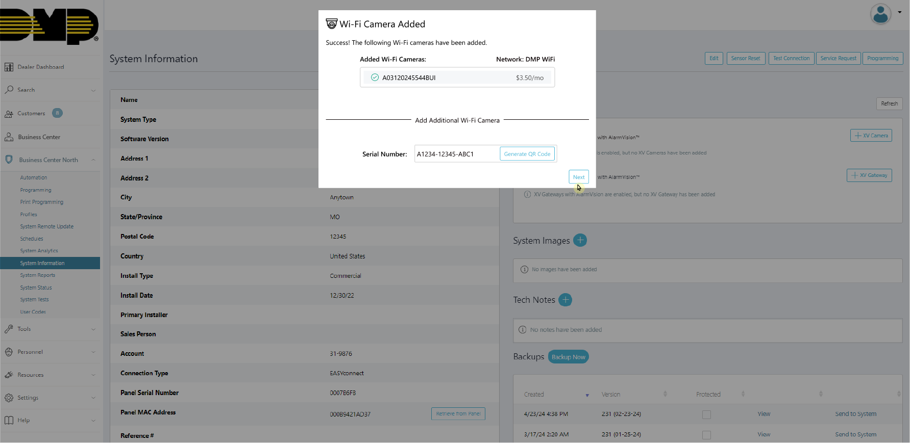 7 generate qr codes for additional cameras.png